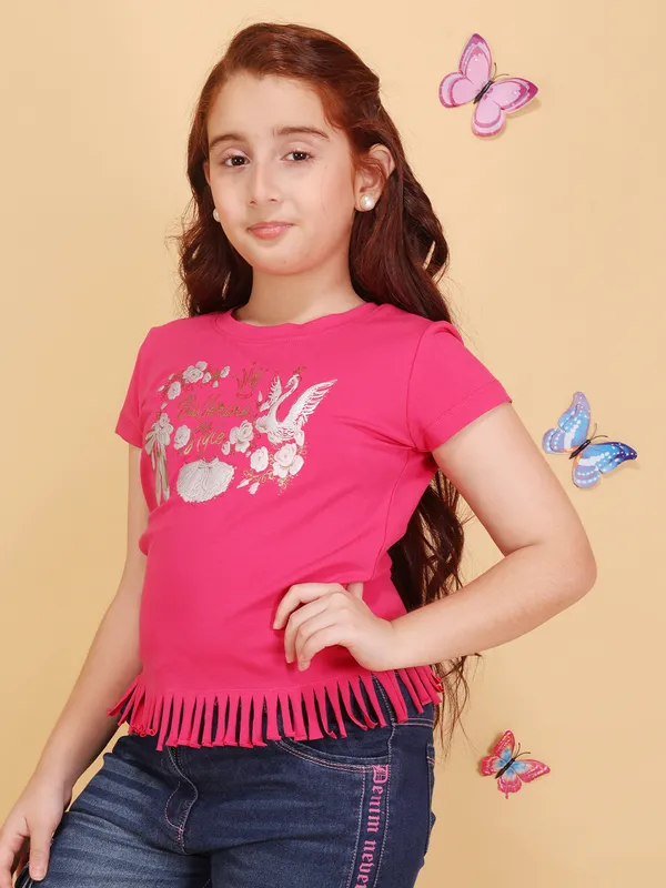 Cutecumber_Girls_Ballerina_Graphic_Fringe_Hem_T-Shirt