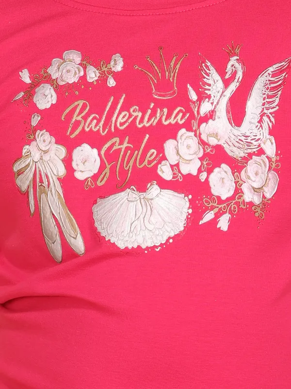 Cutecumber_Girls_Ballerina_Graphic_Fringe_Hem_T-Shirt