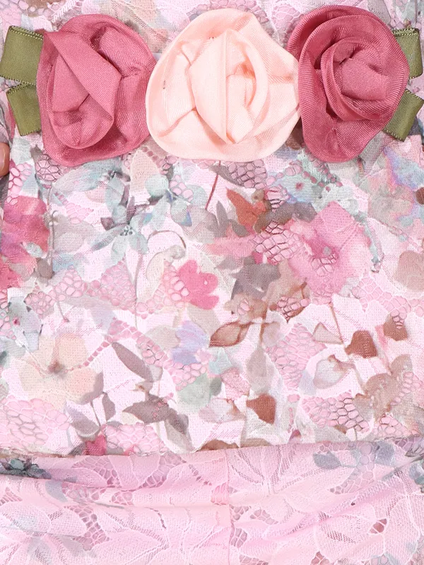Girls_Pink_Coord_Set_Shoulder_Strap_Top_Printed_Lace_Palazzo_Outfit_Pull_On_Closure