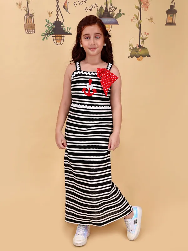 Girls_Yellow_Maxi_Full_Length_Dress_Shoulder_Straps_Sleeveless_Cotton_Partydress