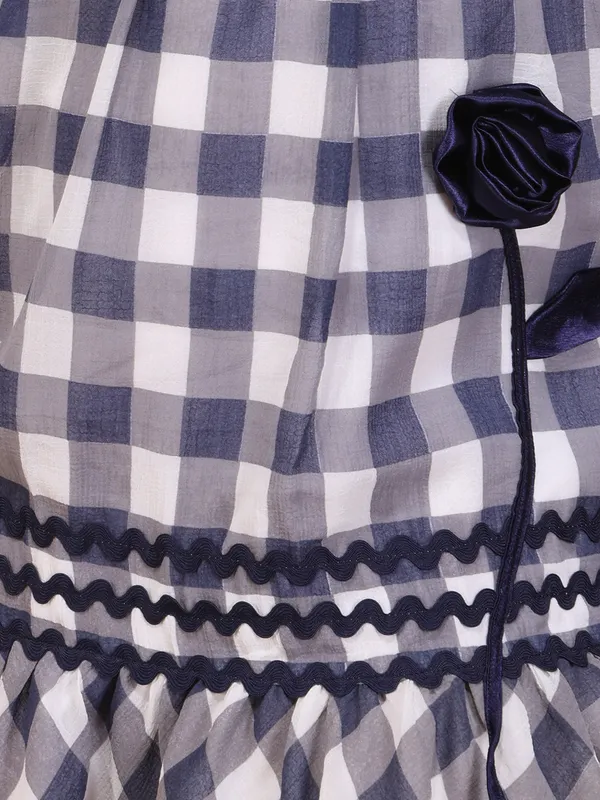 Cutecumber_Girls_Navy_Checked_A-Line_Dress_Sleeveless_Cotton_Casual_Party_Casual_Outfit_with_Square_Neck_Zip_Closure_Stylish_Summer_Dress_for_Baby_Girls_&_Kids_Age_1-15_Yrs