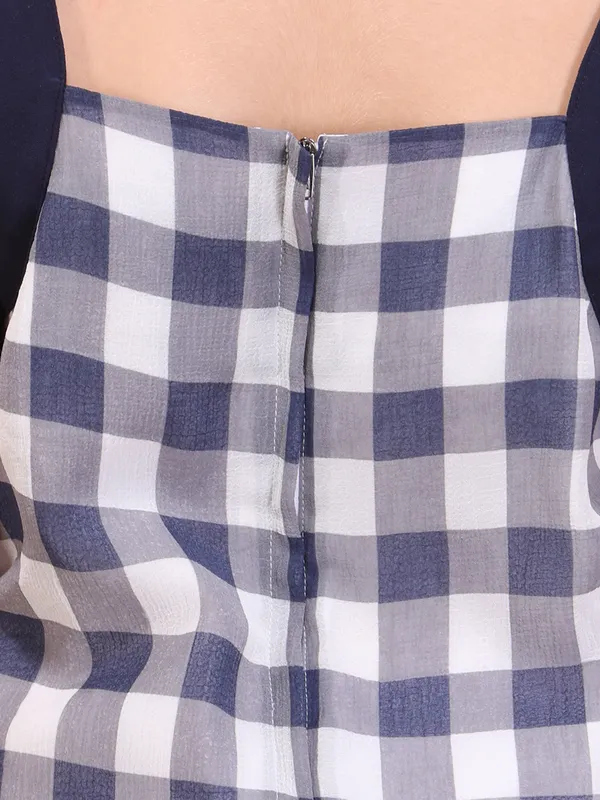 Cutecumber_Girls_Navy_Checked_A-Line_Dress_Sleeveless_Cotton_Casual_Party_Casual_Outfit_with_Square_Neck_Zip_Closure_Stylish_Summer_Dress_for_Baby_Girls_&_Kids_Age_1-15_Yrs