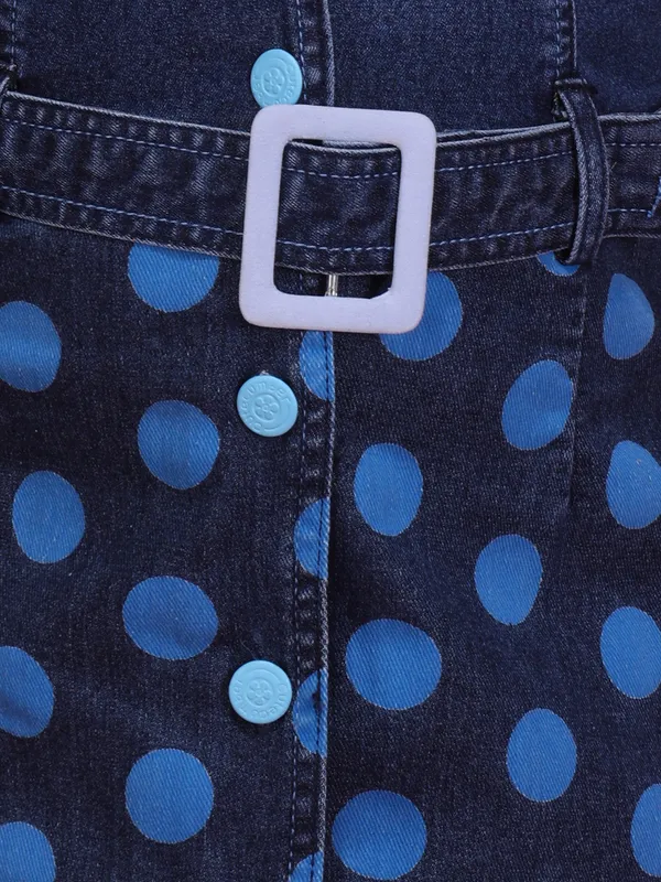 Cutecumber_Girls_Blue_Denim_Fit_&_Flare_Dress_Sleeveless_Polka_Dot_Party_Birthday_Outfit_with_Collar_Neck_Button_Closure_Stylish_Casual_Dress_for_Baby_Girls_&_Kids_Age_1-15_Yrs