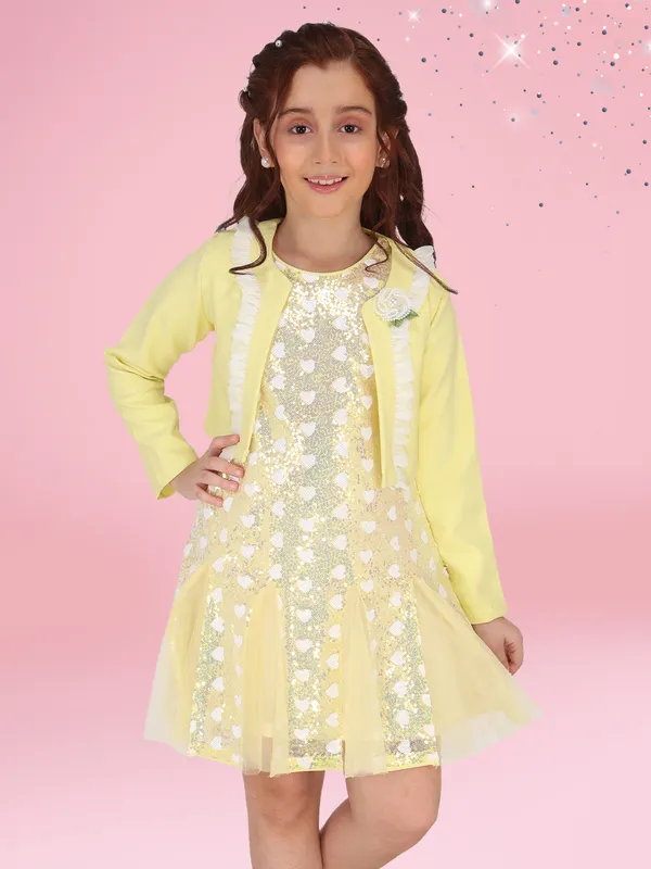 Cutecumber_Yellow_A-Line_Sequin_Dress_for_Girls.