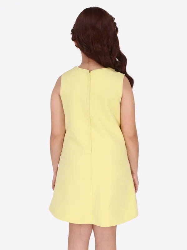 Cutecumber_Yellow_A-Line_Sequin_Dress_for_Girls.