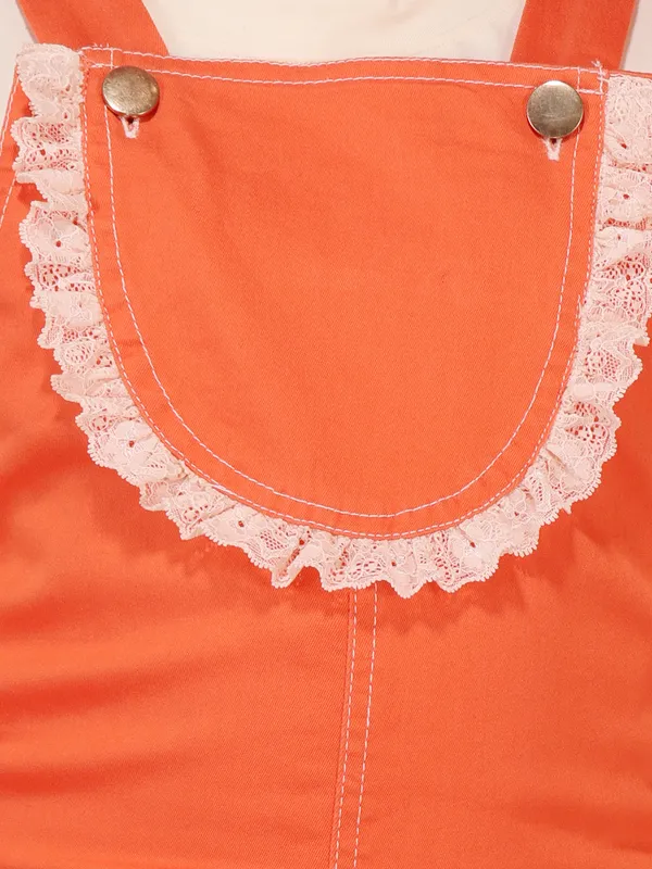 Cutecumber_Girls_Orange_A-Line_Dungaree_Dress_with_Inner_Top,_Lace_Detail,_Front_Pockets,_Zip_Closure,_Trendy_Denim_Party_Casual_Outfit_Pinafore_Dress_for_Baby_Girls_&_Kids_Age_1-15_Yrs