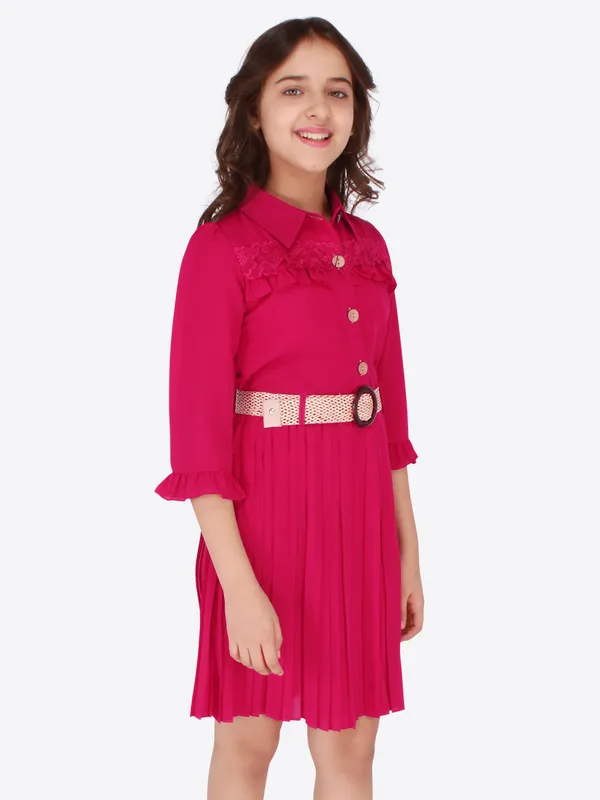 Cutecumber_Girls_Georgette_Solid_Fuchsia_Shirt_Dress._CC6514D-FUCHSIA