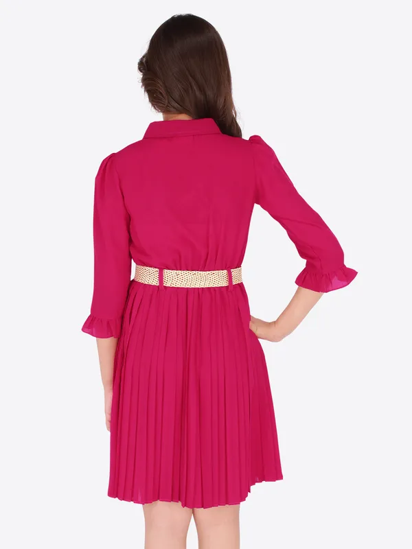 Cutecumber_Girls_Georgette_Solid_Fuchsia_Shirt_Dress._CC6514D-FUCHSIA