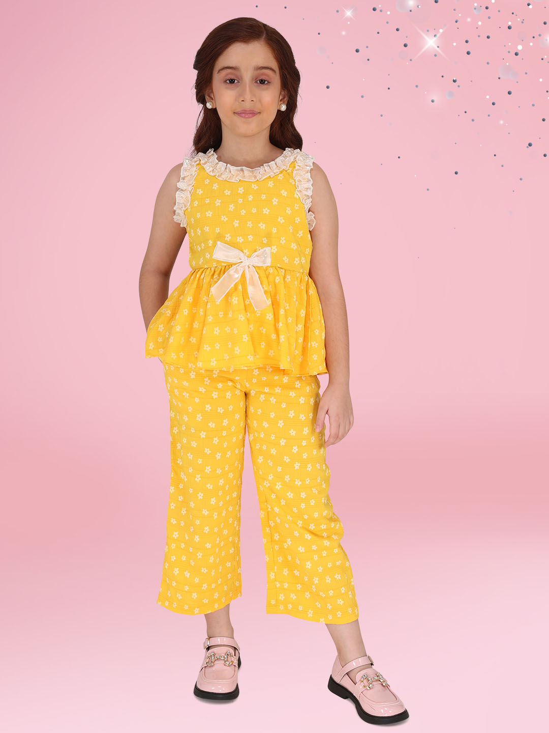Cutecumber_Stylish_Yellow_Polka_Dot_Top_and_Culottes_Set_CC9416AB-YELLOW