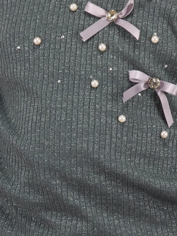 Cutecumber_Girls_Dazzling_Grey_Lurex_Knitted_Top_Soft_&_Stretchable_Fabric_Full_Sleeves_with_Elastic_Detailing_for_Snug_Fit_Winter_&_Summer_Outfit_for_Baby_Girls_&_Kid_Age_(1-15_Yrs)