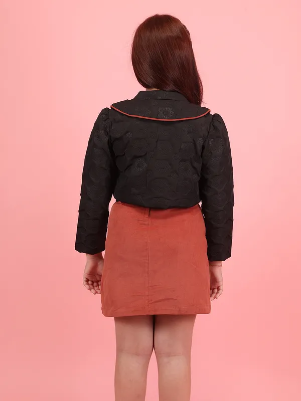 Cutecumber_Girls_Rust_Brown_Corduroy_&_Polyester_Bomber_Two_Piece_Dress_with_Belt_&_Contrast_Jacket_Full_Sleeve_Knee-Length_Party_Outfit_for_Baby_Girls_&_Kids_(1�15_Years)