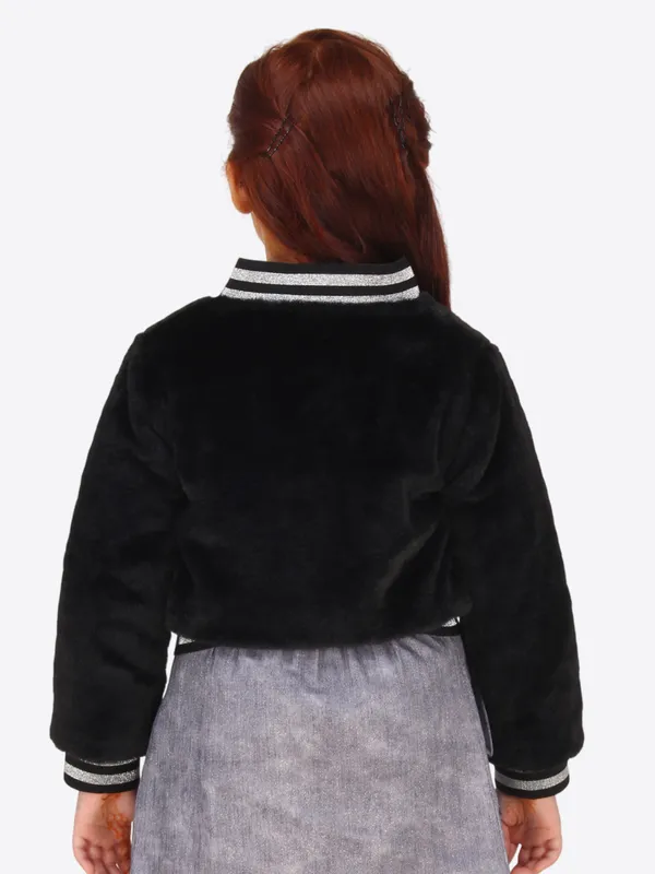 Cutecumber_Girls_Black_Fleece_&_Fur_Bomber_Full_Sleeve_Jacket_with_Zipper_Closure_Warm_Winter_Wear_for_Baby_Girls_&_Kids_(1�15_Years)