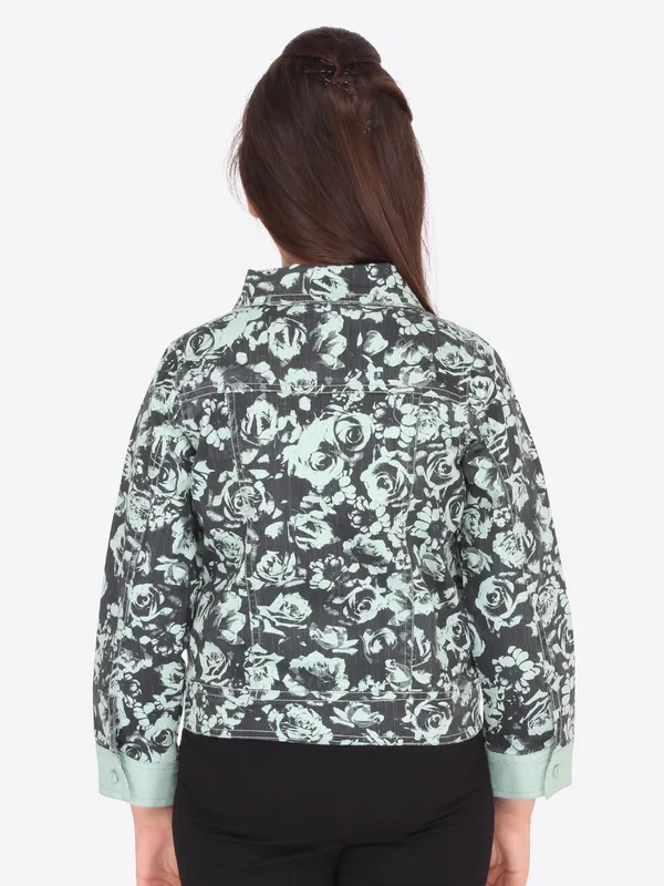 Cutecumber_Girls_Denim_Floral_Printed_Green_Jacket._CC5266A-GREEN-44