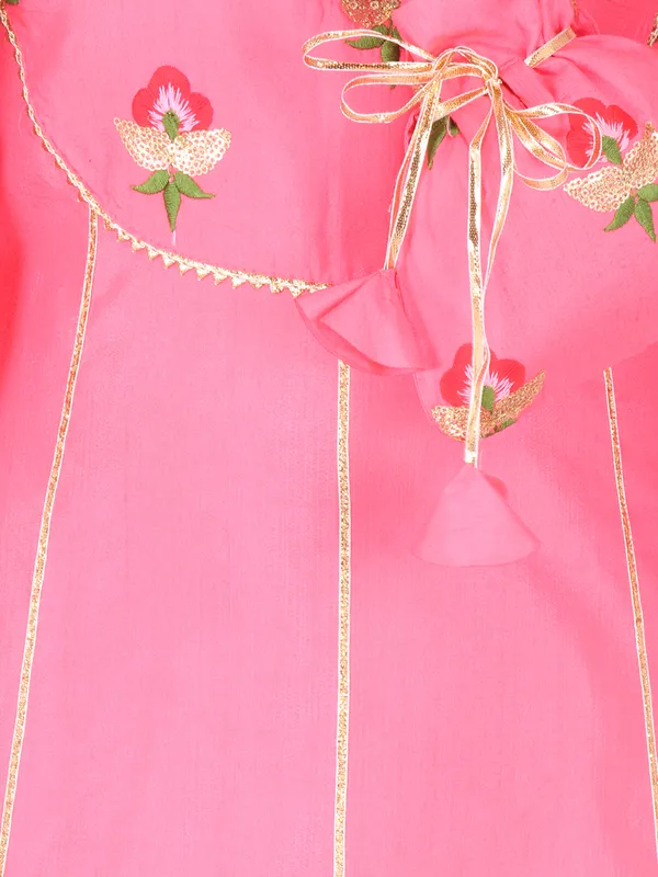 Cutecumber_Girls_Silk_Floral_Embroidered_Kurta_&_Palazzo_Set._CC5226AB-PINK-44