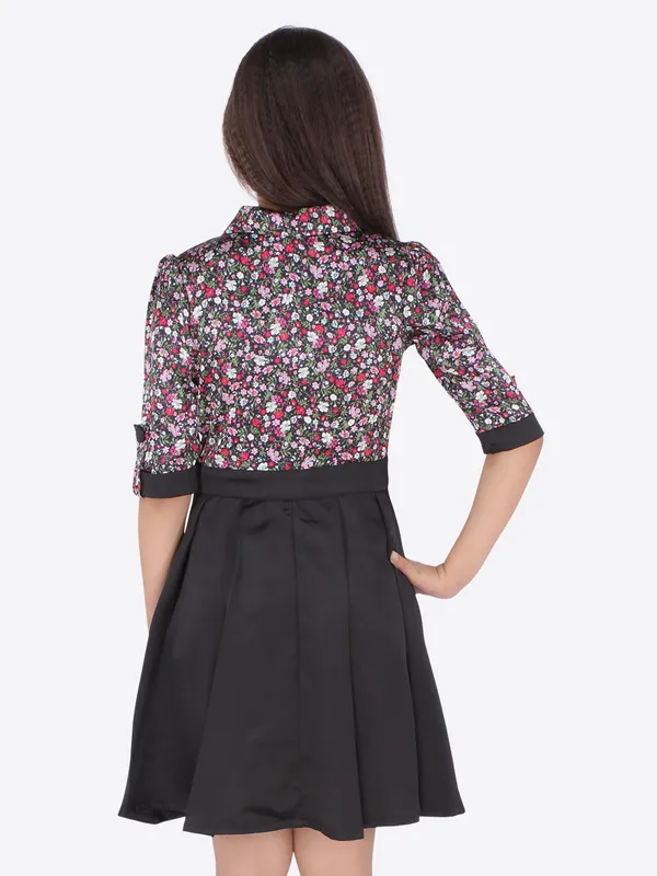 Cutecumber_Girls_Satin_Floral_Printed_Pleated_Black_Dress._CC6561D-BLACK-44