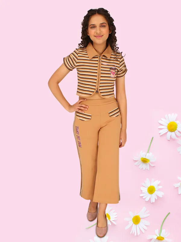 Brown_Striped_Top_&_Knitted_Culotte_Set
