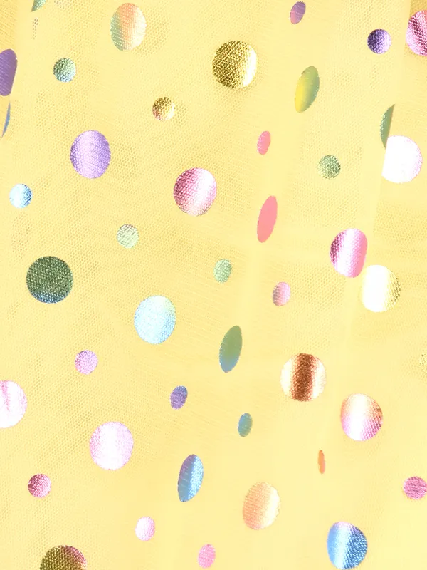 Cutecumber_Iridescent_foil_net_dress_with_satin_ruffle_detail.
