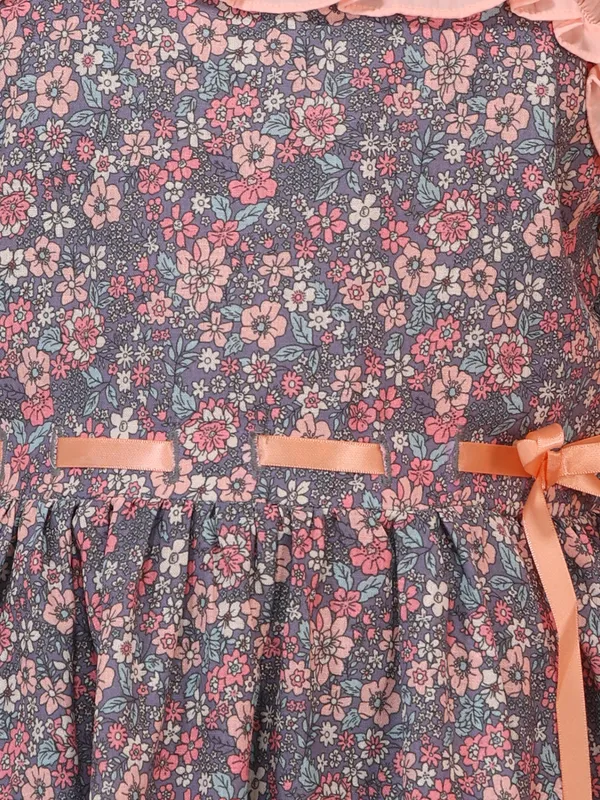 Cutecumber_Girls_Grey_Summer_Party_&_Casual_Outfit_Georgette_Fit_&_Flare_Dress_with_Floral_Print,_Ruffle_Straps,_Tiered_Hem,_Zip_Closure,_Birthday_Dress_for_Baby_Girls_&_Kids_Age_1-15_Yrs