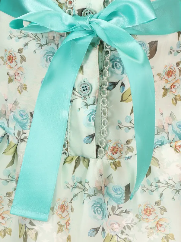 Cutecumber_Mint_Green_Fit_&_Flare_Dress_for_Girls'_Floral_Print_Collared_Neck_Full_Sleeve_Knee-Length_Frock_Organza_Fabric_Front_Button_Closure_Casual_Party_Outfit_for_Baby_Girls_&_Kids_Age_1-15_Yrs