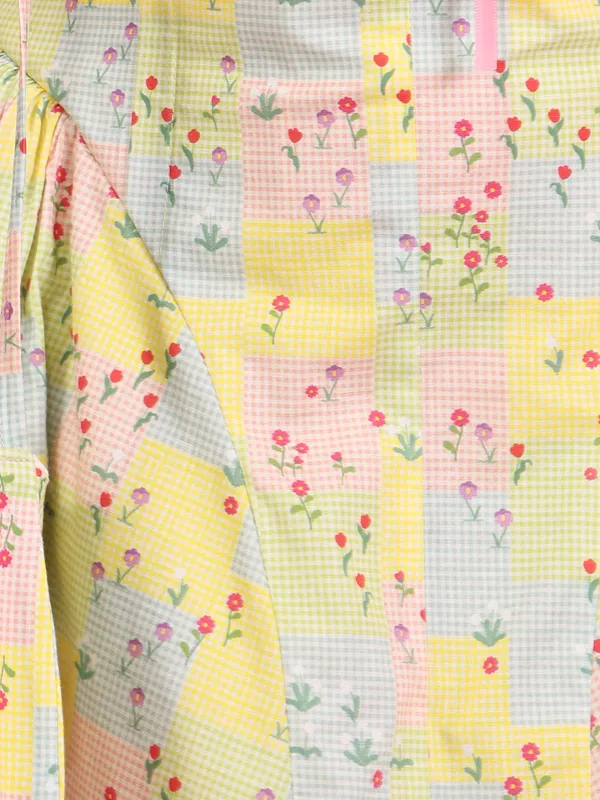 Cutecumber_Girls_Yellow_Check_Fit_&_Flare_Above_Knee_Dress,_Applique_Bow_Strap_Sleeveless_Polyester_Casual_Festive_Summer_Fashion_Outfit_with_Sling_Bag_for_Baby_Girls_&_Kids_Age_1-15_Yrs