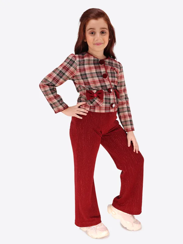 Cutecumber_Maroon_Woolen_Check_Coord_Set_|_CC8787AB-MAROON