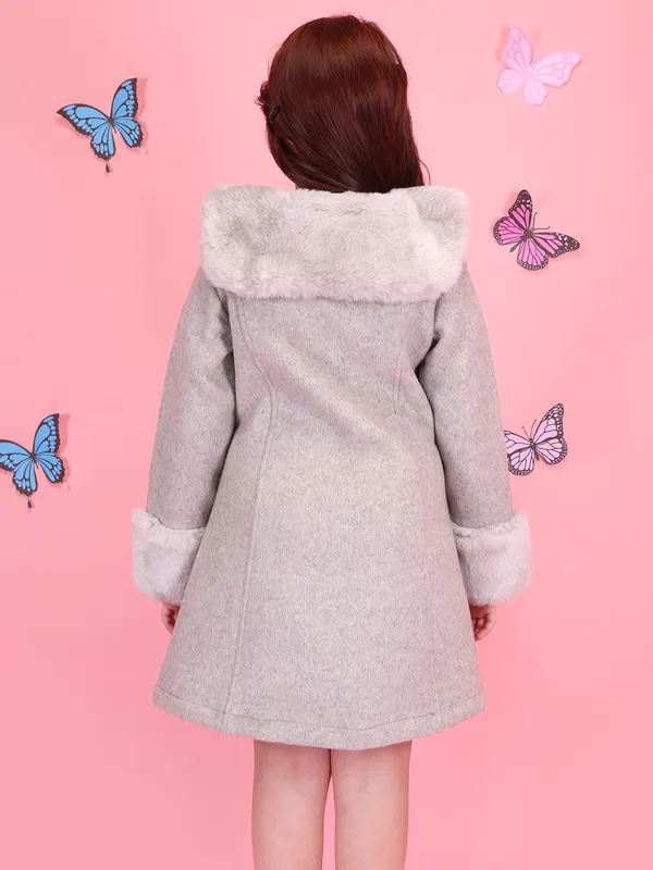 Cutecumber_Girls'_Grey_Winter_Fur_Coat_Dress_Party_Outfit_A_Line_Dress_for_Baby_Girls_and_Kids_Age_1_to_15_Yrs_Made_with_Fur_and_Chenille_Fabric_Stylish_Casual_&_Winter_Wear_Festive_Birthday_Outfit