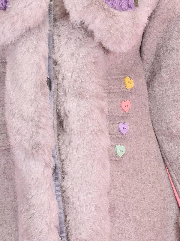 Cutecumber_Girls'_Grey_Winter_Fur_Coat_Dress_Party_Outfit_A_Line_Dress_for_Baby_Girls_and_Kids_Age_1_to_15_Yrs_Made_with_Fur_and_Chenille_Fabric_Stylish_Casual_&_Winter_Wear_Festive_Birthday_Outfit