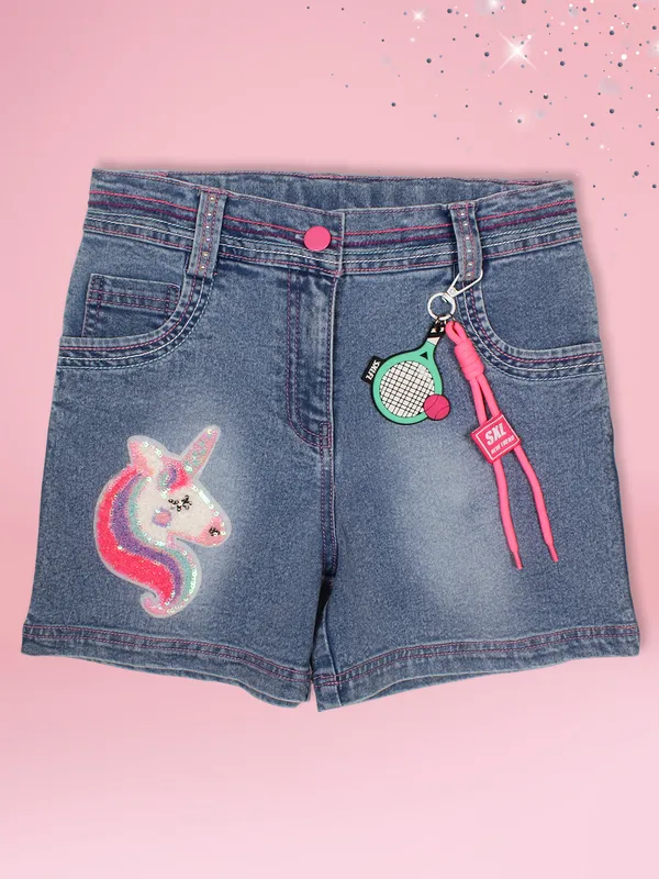 Cutecumber_Girls_Blue_Denim_Unicorn_Embroidered_Shorts_Stylish_Summer_Casual_Wear_Bottoms_for_Baby_Girls_&_Kids_(1�15_Years)