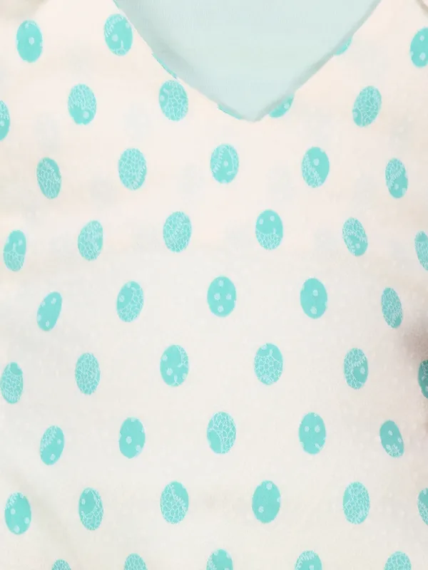 BluePrinted_dungree_Dress_with_Bubble_Sleeve_t-Shirt