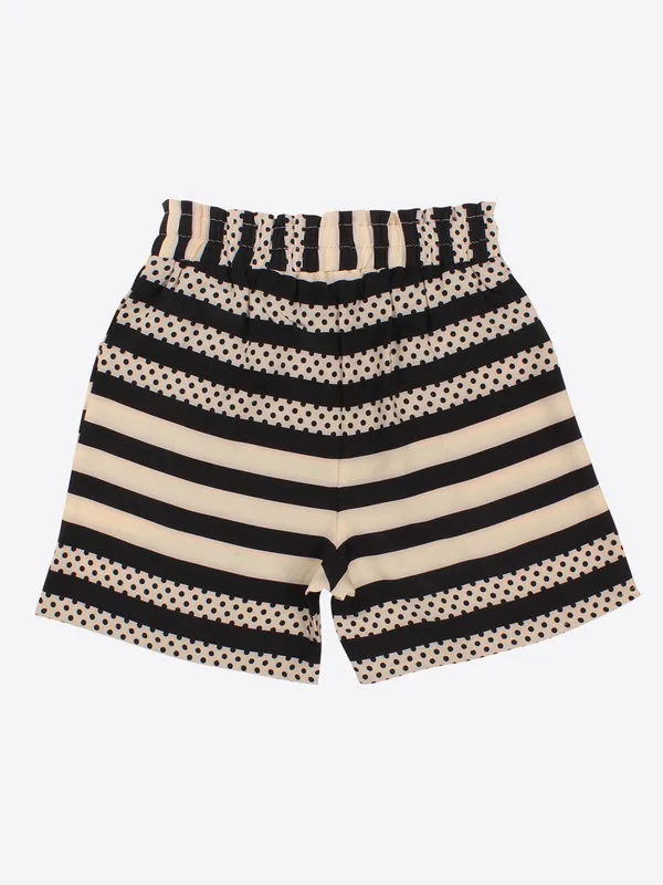 Cutecumber_Girls_Polyester_Floral_Shorts_Elastic_Waist_�_Pack_of_2_Comfort_Casual_Summer_Bottoms,_Trendy_Print_Designs_Cream_Red,_Baby_Girls_Kids_Ages_1-15_Years,_Breathable_Fabric