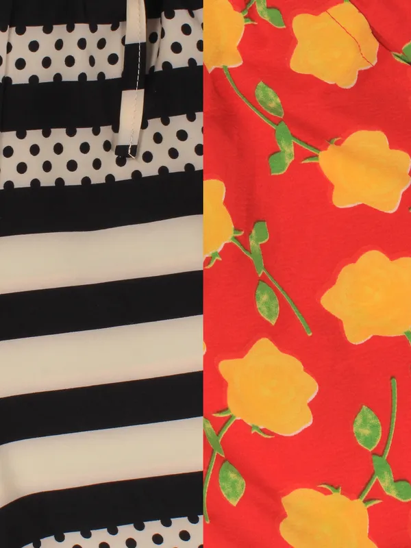Cutecumber_Girls_Polyester_Floral_Shorts_Elastic_Waist_�_Pack_of_2_Comfort_Casual_Summer_Bottoms,_Trendy_Print_Designs_Cream_Red,_Baby_Girls_Kids_Ages_1-15_Years,_Breathable_Fabric