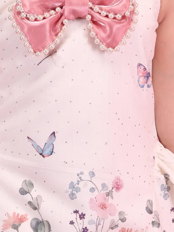 Cutecumber_Girls_Peach_Summer_Fit_&_Flare_Dress_Sleeveless_Square_Neck_Printed_Polyester_Zip_Closure_Casual_Dress_for_Baby_Girls_&_Kids_Age_1-15_Years