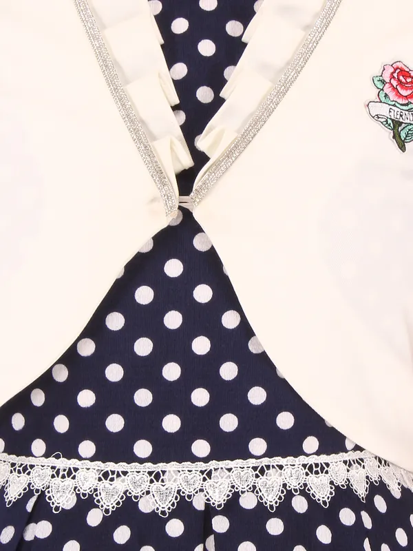 Cutecumber_Girl's_Sleeveless_Embellished_Dress_with_Cap_Sleeves_Shrug_CC8075D-NAVY-44