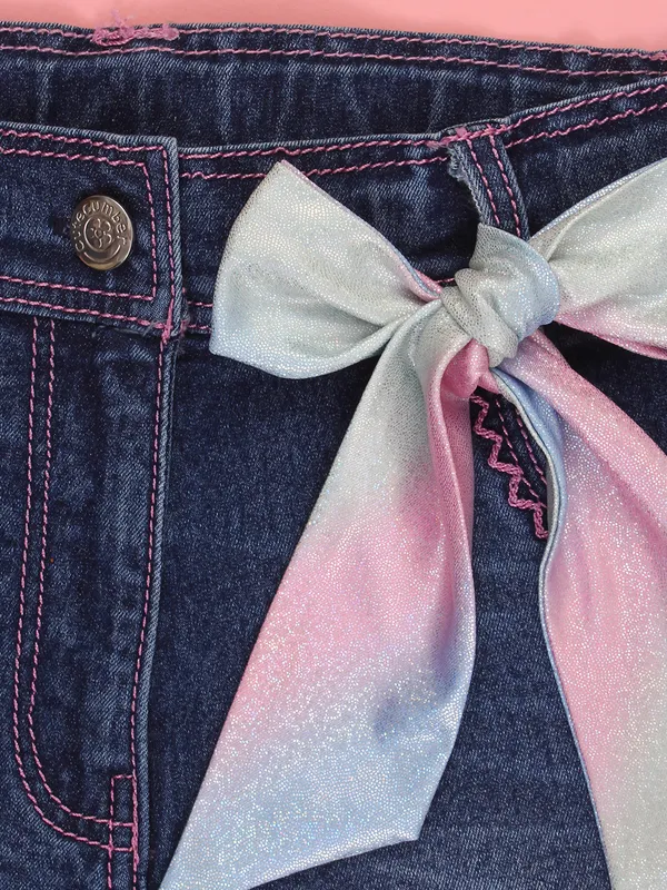 Cutecumber_Girls_Blue_Denim_Shorts_with_Patch_Bow_Detail_Button_Zip_Closure_Stylish_Casual_Kids_Fashion_Summer_Outfit_Baby_Girls_&_Kids_Age_1-15_Yrs