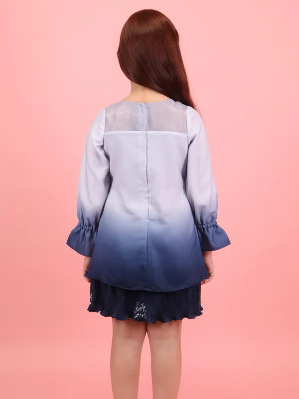 Cutecumber_Girls_Blue_Ombre_Long_Sleeve_Knee_Length_Dress_with_Handbag_Cartoon_Motif_Bell_Cuffs_Stylish_Winter_Outfit_for_Kids_Baby_Girls_Birthday_Festive_Casual_Age_1�15_Yrs