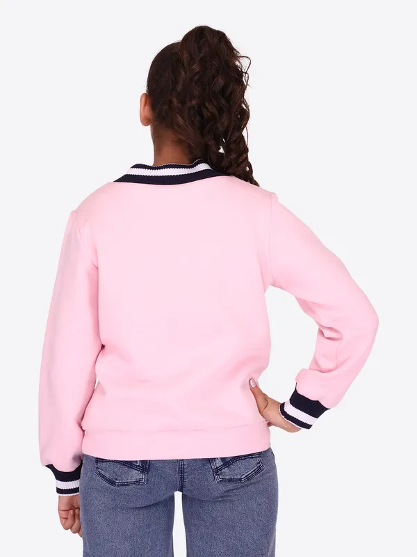 Cutecumber_Girls_Fleece_Full_Sleeves_Winter_Sweatshirt_Pink