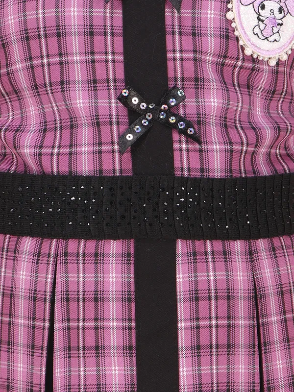 Purple_Polyester_Flared_Sleeveless_Regular_Partywear_Dress_For_Girls