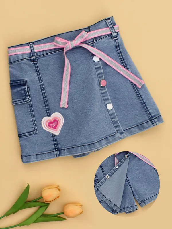 Blue_Denim_Shorts_for_girls_|_Casual_Embellished