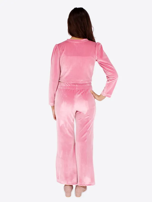 Cutecumber_Girls_Chenille_Embellished_Full_Sleeves_Pink_Crop_Top_with_Trouser._CC6678AB-PINK-44