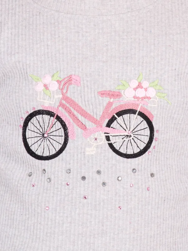 Cutecumber_Girls_Drop_Needle_Knit_Embellished_Grey_Top._CC4427A-GREY