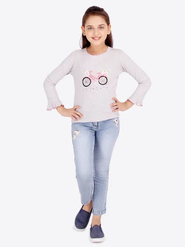 Cutecumber_Girls_Drop_Needle_Knit_Embellished_Grey_Top._CC4427A-GREY