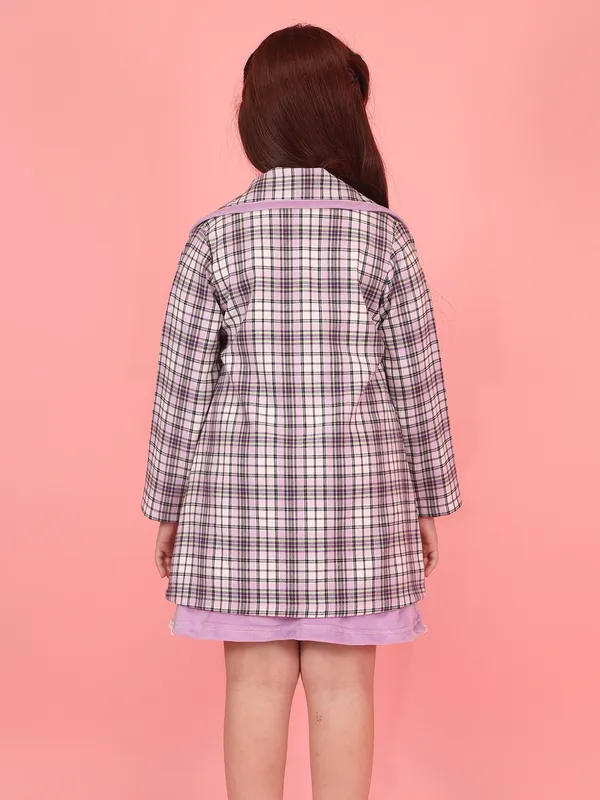 Cutecumber_Purple_Winter_Dress_&_Jacket_Set_for_Girls_Collar_Neck_Full_Sleeve_Shrug_Knee_Length_Frock_Velour_Chenille_Fabric_Shrug_Fancy_Button_Closure_Party_Outfit_for_Baby_Girls_&_Kids_Age_1-15_Yrs