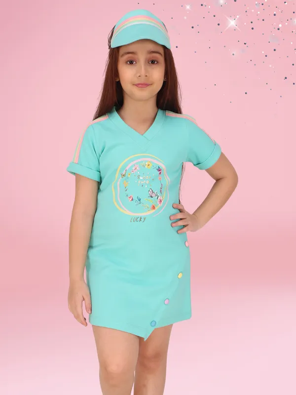 Aqua_Short_Sleeve_Dress