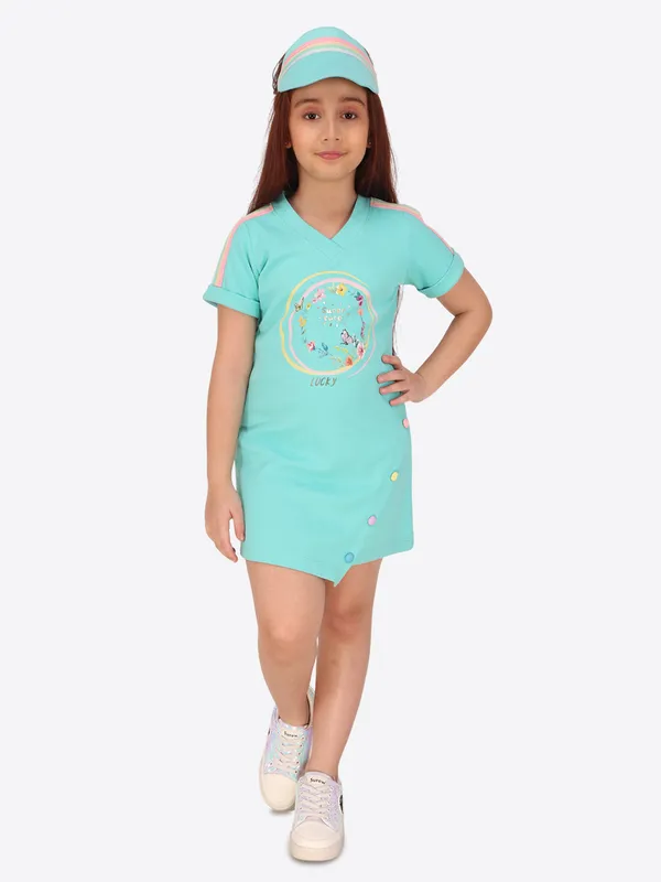Aqua_Short_Sleeve_Dress