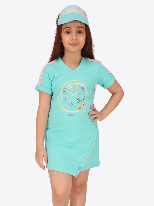 Aqua_Short_Sleeve_Dress
