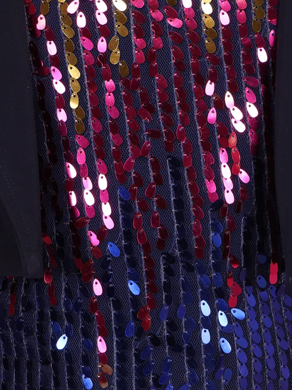 Cutecumber_Girls_Navy_Sequin_Polyester_Dress_with_Pink_Cropped_Blazer_Zip-Back_Closure,_Knee-Length_Silhouette,_Long_Sleeves,_Round_Neck,_Birthday_for_Baby_Girls_&_Childs_Ages_115