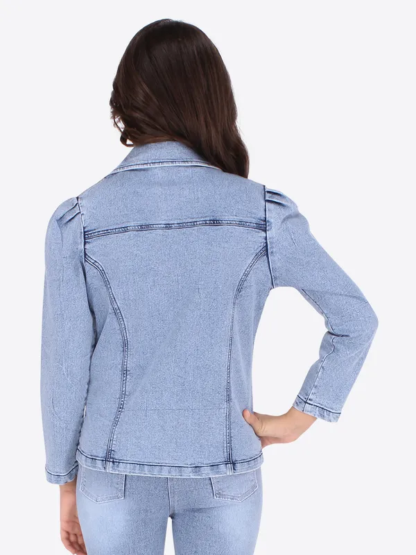 Cutecumber_Girl's_Denim_Floral_Embroidered_Blue_Coat