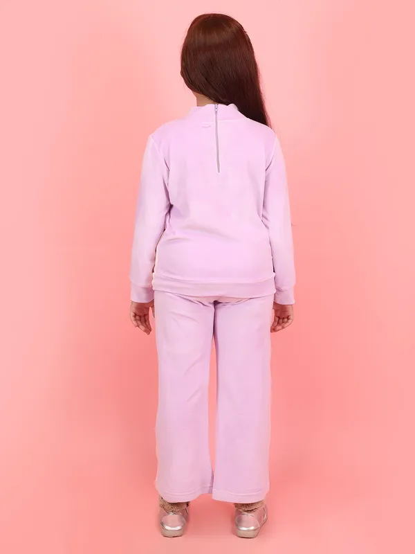 Cutecumber_Girls_Purple_Velour_Clothing_Set_with_Hoodie_&_Trouser_Winter_Wear_Outfit_with_Cartoon_Design_&_Colorblock_Detailing_for_Baby_Girls_&_Kids_(Age_1-15_Years)