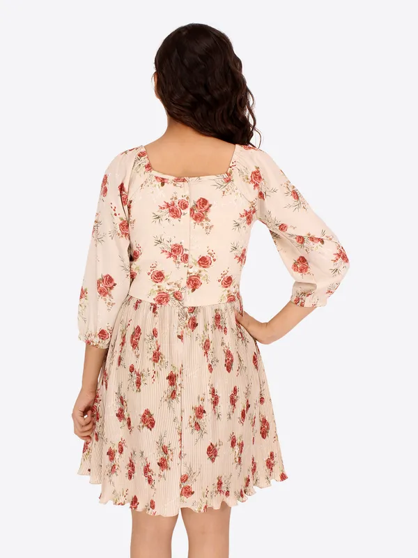 Cutecumber_Girls_Georgette_Floral_Printed_Pleated_Dress.CC7669D-BEIGE