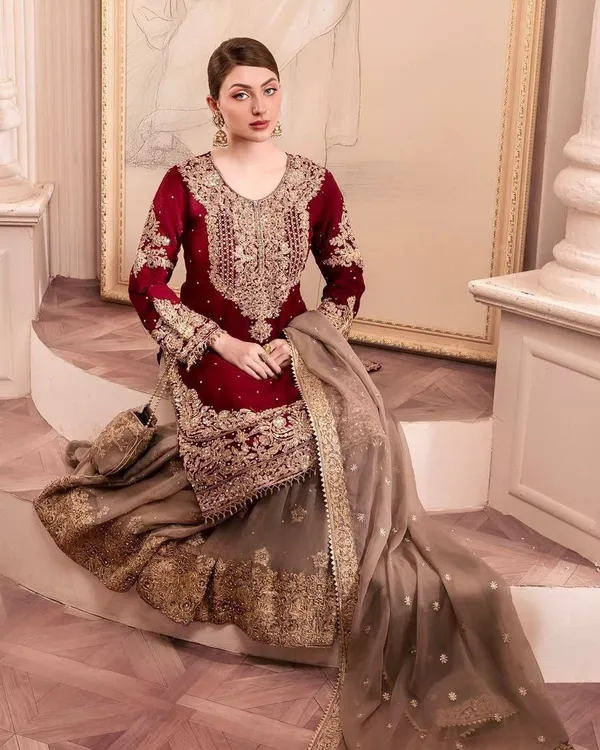 New_Designer_Party_Top_Pallazo_&_Dupatta_Set